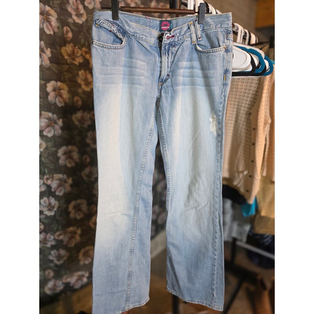 Fiorucci Angels Bootcut Y2K Light Wash Jeans